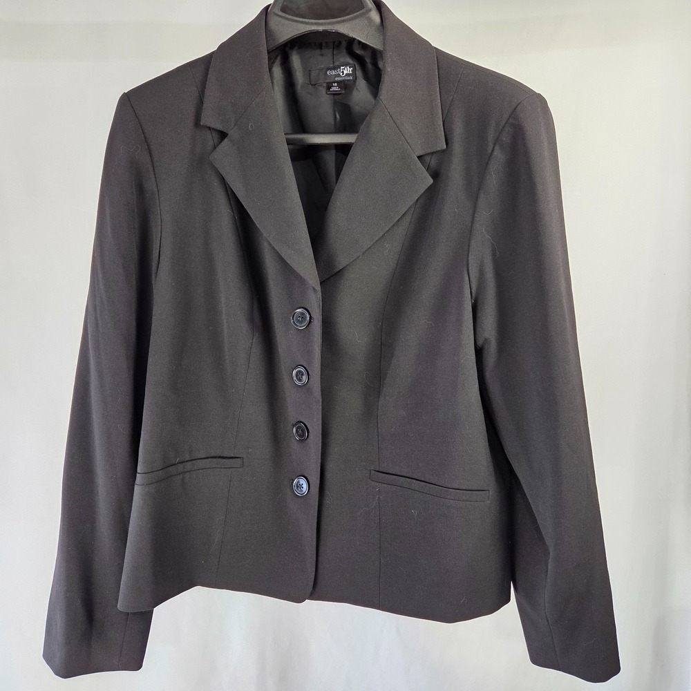 Women's 2pc Suit Set- East 5th Essentials in Black, size 18